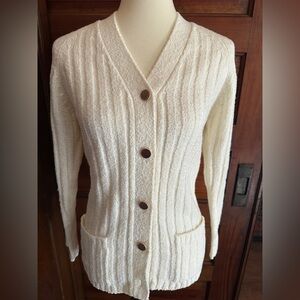 VINTAGE Haymaker Acrylic Cardigan 60s Sz S